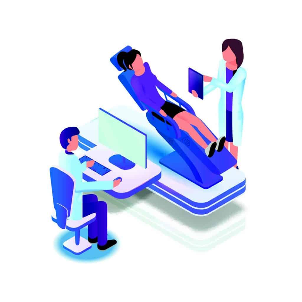 assistante dentaire en intérim avec patient