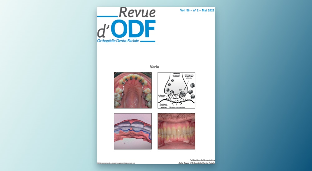 La Revue d&rsquo;ODF – N°56-2 : Varia