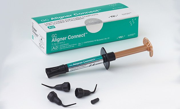 GC Aligner Connect : un composite développé pour les traitements par gouttières.