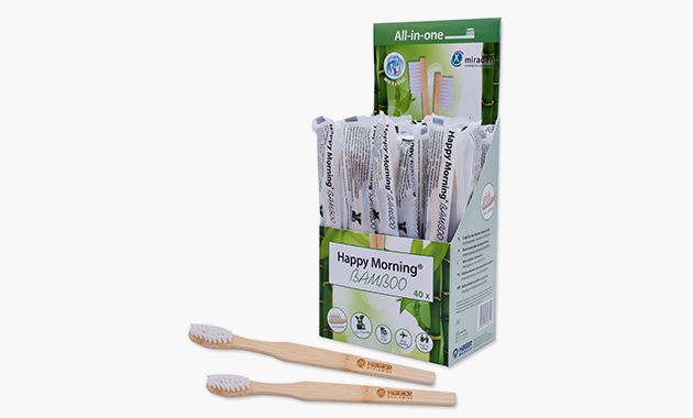 Happy Morning Bamboo, une brosse à dents avec protection rapprochée