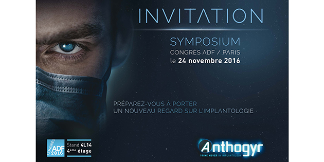 Stand 4L14 Anthogyr – Symposium Anthogyr
