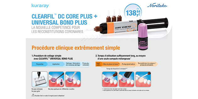 Stand 1M10 Kuraray – Clearfil™ DC Core Plus + Universal Bond Plus