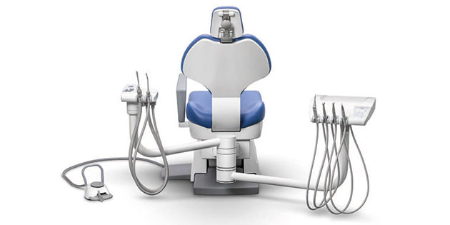 Unité d’orthodontie/Ancar : ambidextre avec bras double