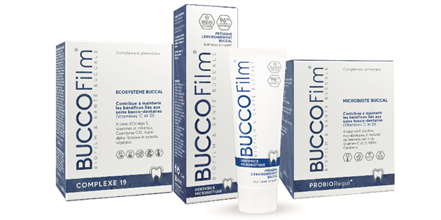 Gamme BUCCOFilm : préservation du biofilm et de l’écosystème buccal Gamme BUCCOFilm : préservation du biofilm et de l’écosystème buccal