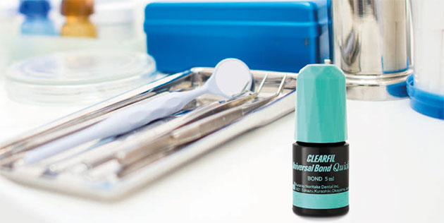 Clearfil Universal Bond Quick de Kuraray Noritake : un adhésif universel qui agit instantanément Clearfil Universal Bond Quick de Kuraray Noritake : un adhésif universel qui agit instantanément