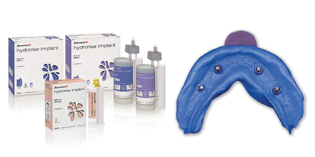 Zhermack Hydrorise Implant : nouveau silicone par addition à haute rigidité