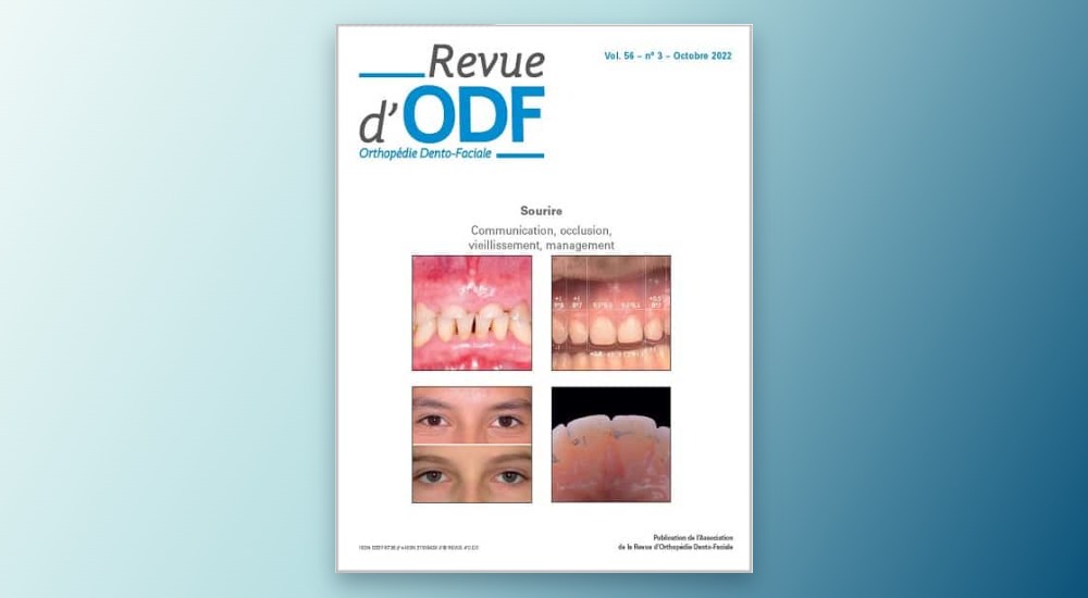 La Revue d&rsquo;ODF – N°56-3 : Sourire