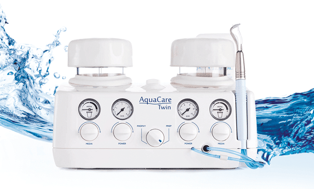 Unité compacte 2 en 1 pour prophylaxie et sablage sec ou humide