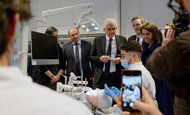 Inauguration du département d’odontologie de l’université de Caen Normandie