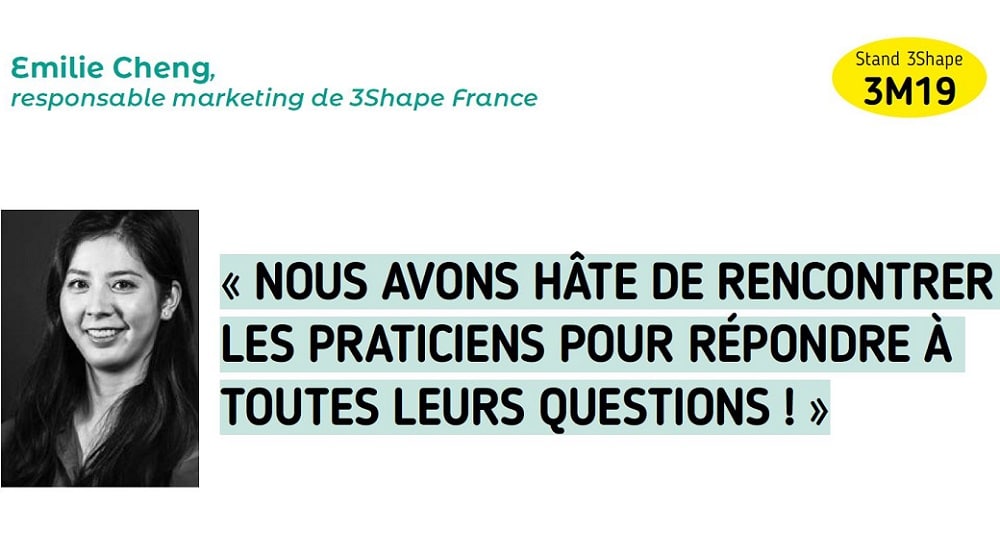 « Nous avons hâte de rencontrer les praticiens pour répondre à toutes leurs questions ! »