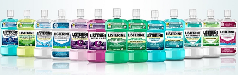 Listerine, une gamme complète de bains de bouche de prévention, retrouvez Johnson & Johnson Santé Beauté France au Stand 4L19
