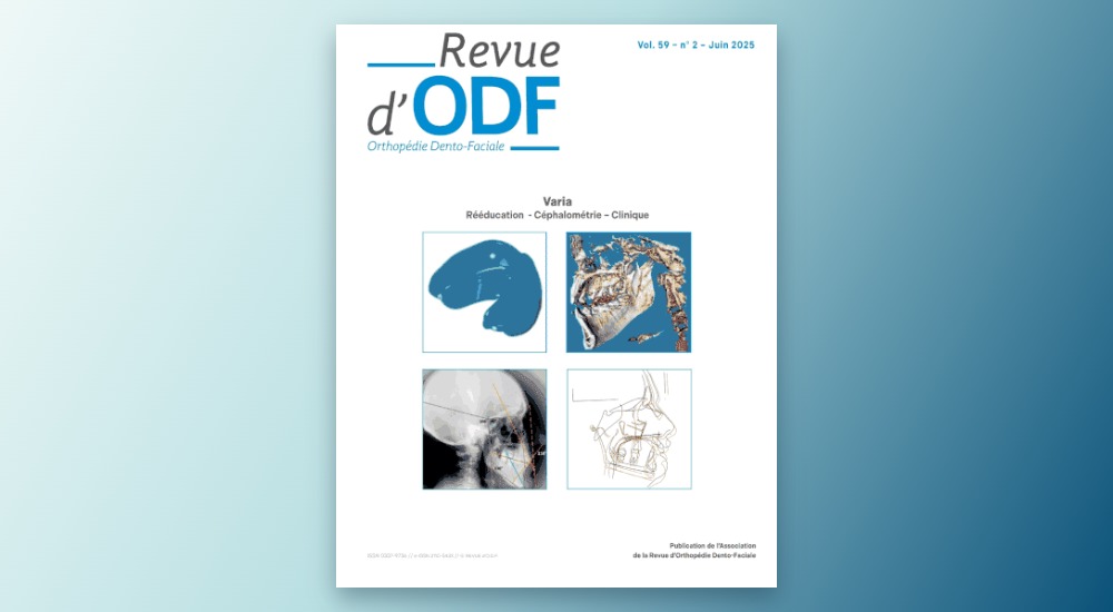 La Revue d'ODF - N°59-2 : Varia