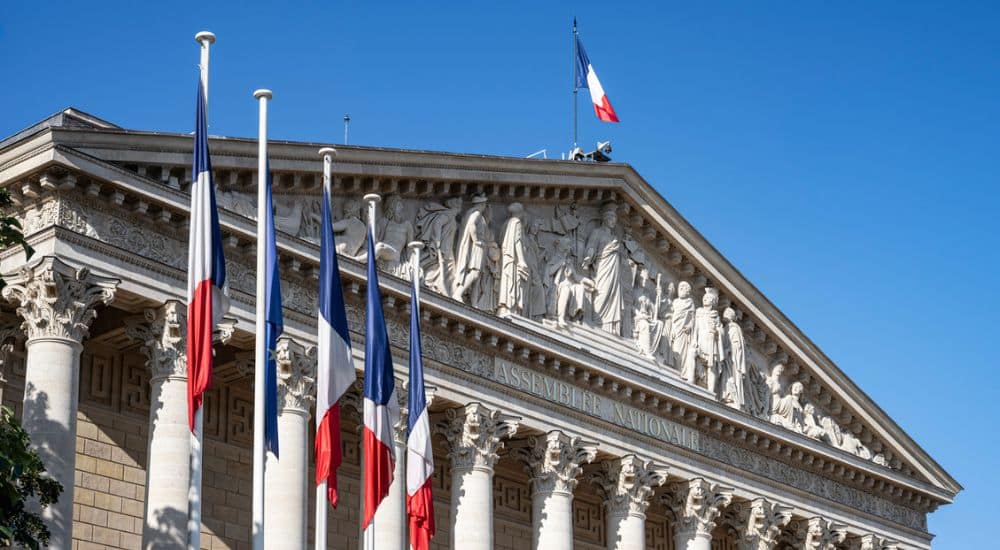 Façade de l'Assemblée Nationale, PLFSS 2026
