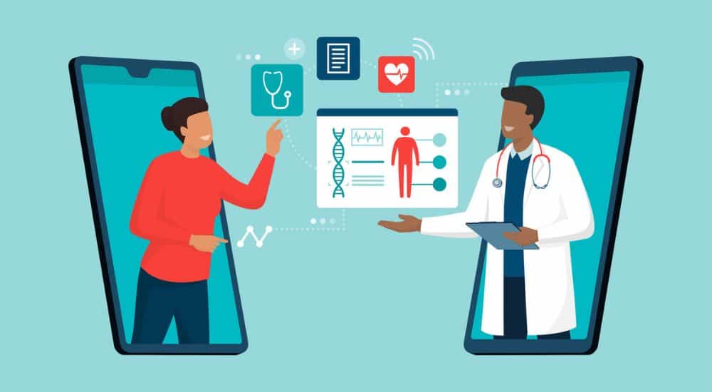 Médecin en ligne et télémédecine, Consultation de Mon Espace Santé