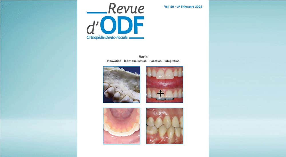 La Revue d’ODF – N°60-2 : VARIA