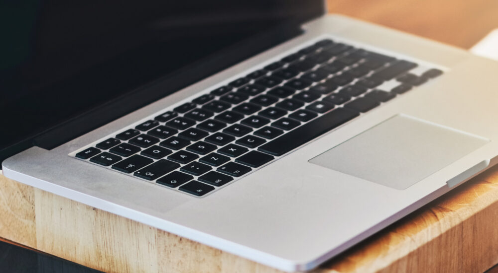 Cropped shot of a pregnant woman using a laptop while working from home - Tending to business before baby arrives - 958841976